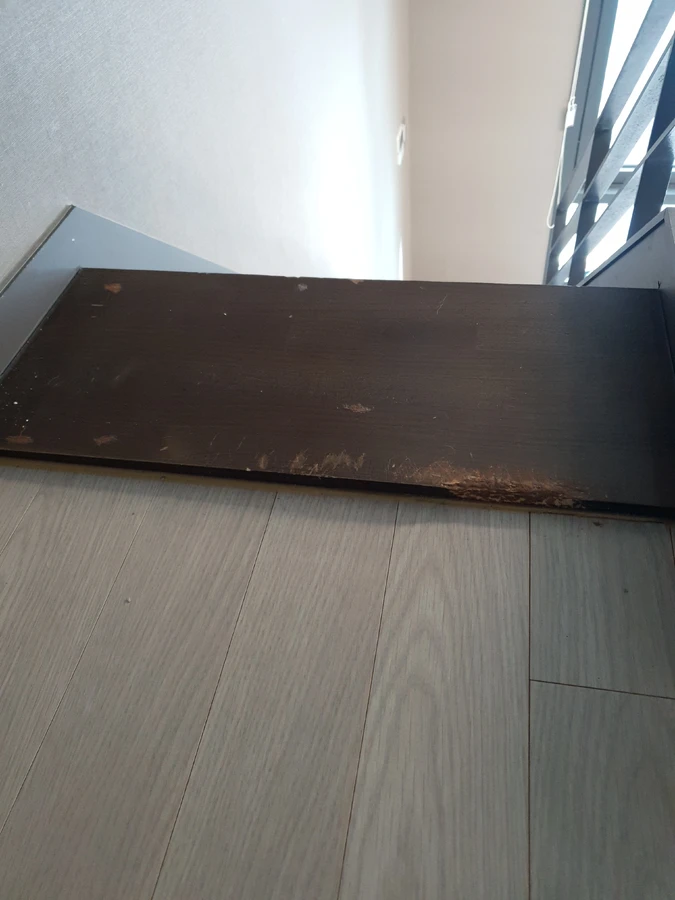 동탄 삼정그린코어 복층계단수리 전 코팅 벗겨짐